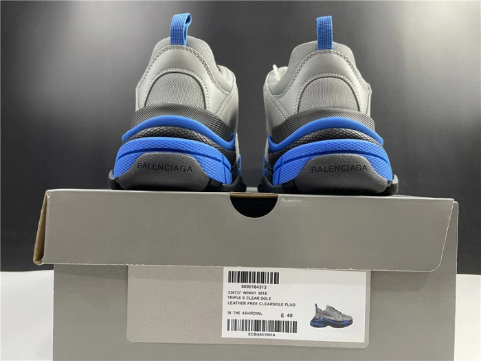 BLCG Sneaker Triple.s.Gomma Grey Blue 536737 W06N1 9018