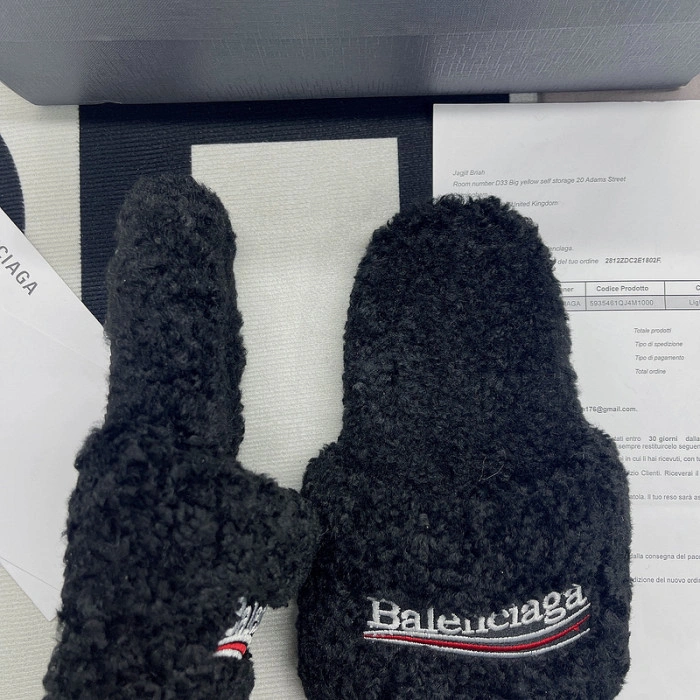 Balenciaga Furry Slide