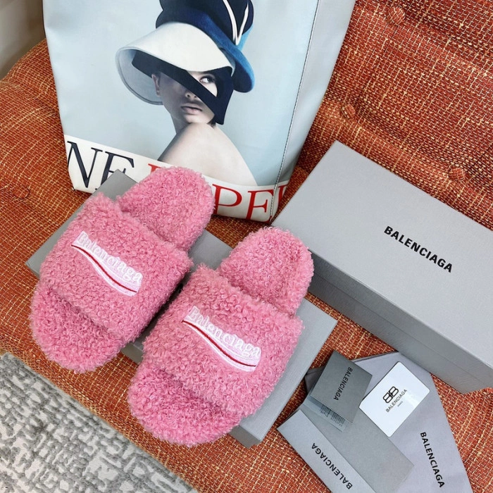Balenciaga Furry Slide