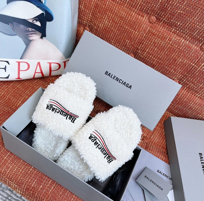 Balenciaga Furry Slide