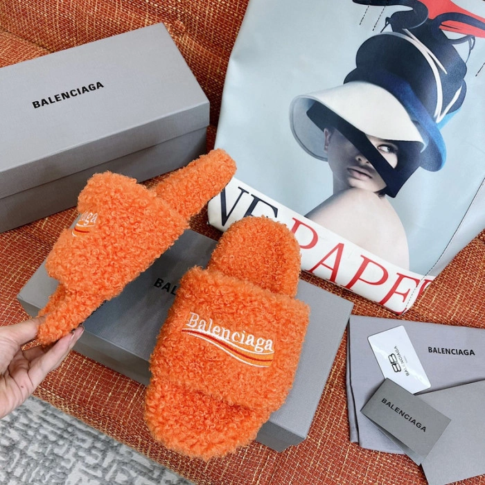 Balenciaga Furry Slide