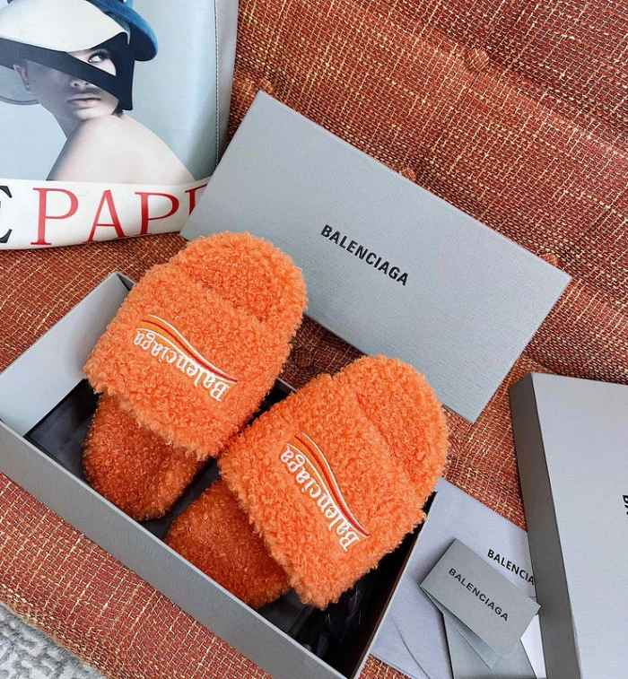 Balenciaga Furry Slide