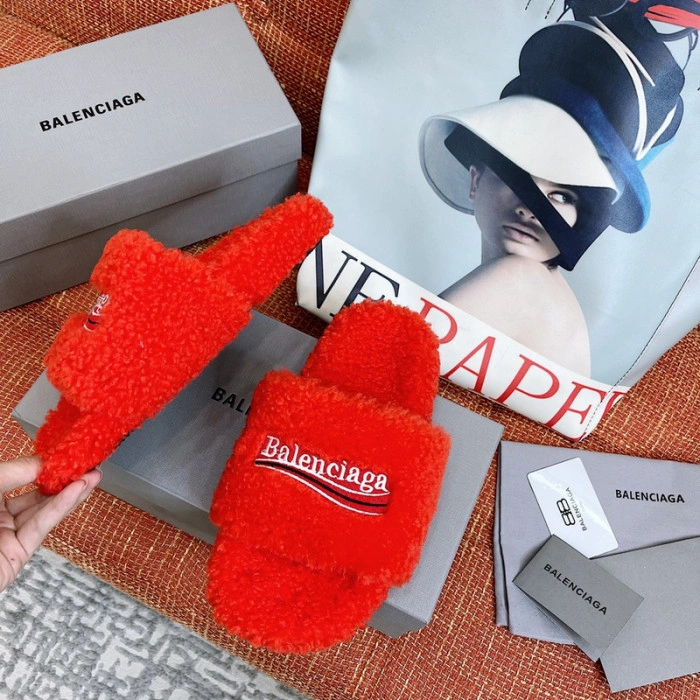 Balenciaga Furry Slide