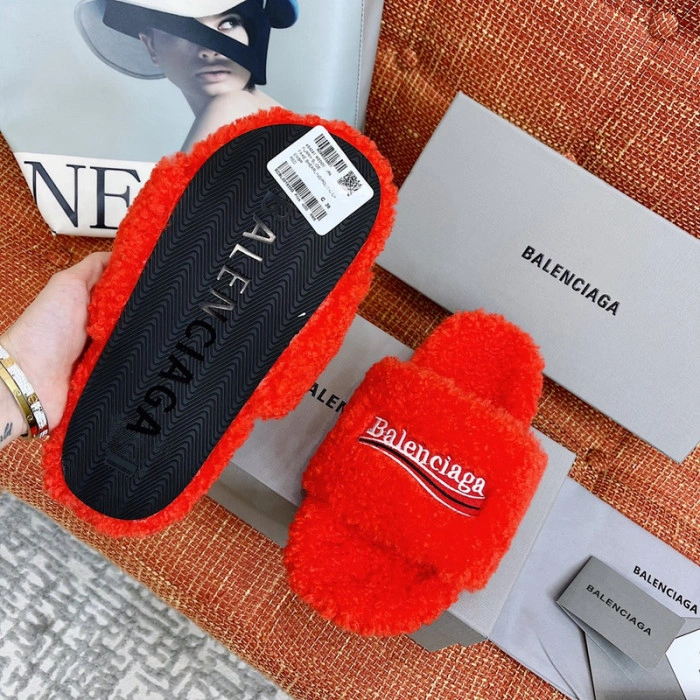 Balenciaga Furry Slide
