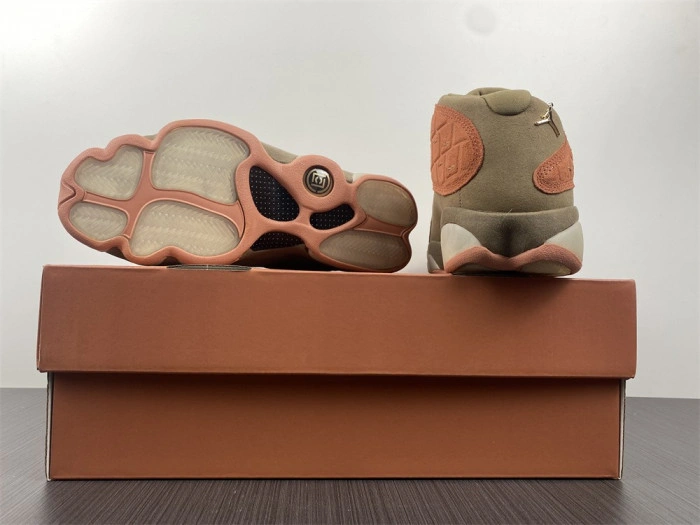 CLOT X AIR JORDAN 13 LOW SEPIA STONE CANTEEN-TERRA BLUSH AT3102-200