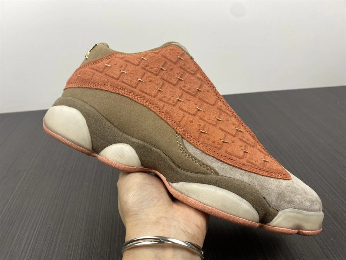 CLOT X AIR JORDAN 13 LOW SEPIA STONE CANTEEN-TERRA BLUSH AT3102-200