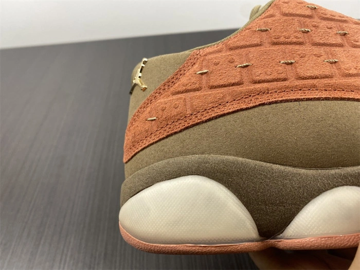 CLOT X AIR JORDAN 13 LOW SEPIA STONE CANTEEN-TERRA BLUSH AT3102-200