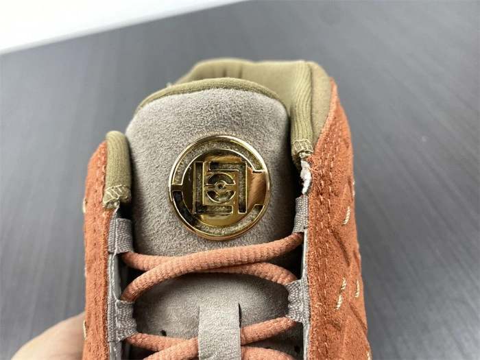 CLOT X AIR JORDAN 13 LOW SEPIA STONE CANTEEN-TERRA BLUSH AT3102-200