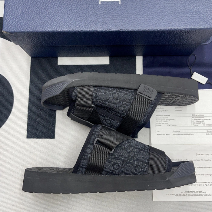 DIOR ALPHA SANDAL OBLIQUE