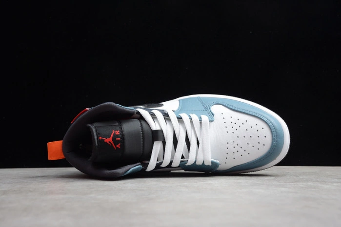 Facetasm x Jordan 1 Mid Fearless Blue White  CU2802-100