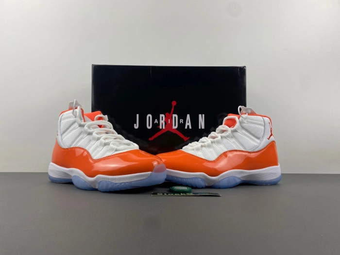 JORDAN 11 RETRO ORANGE  378037- 002