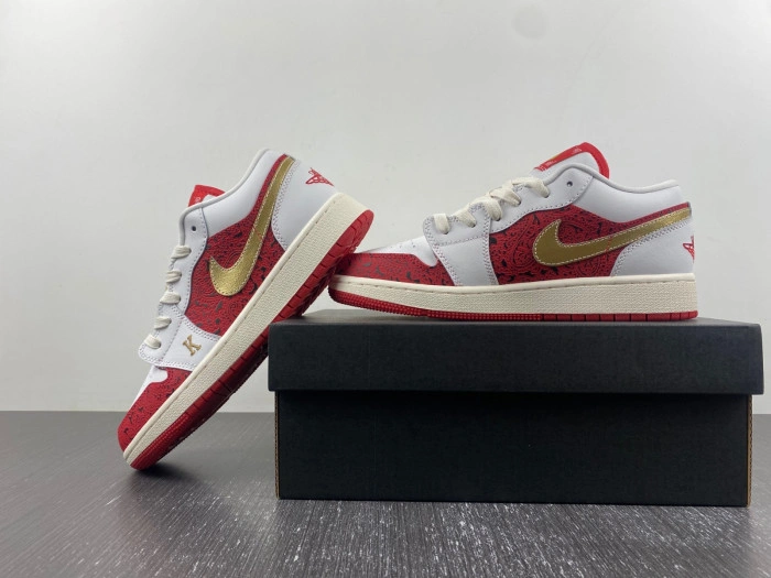 Jordan 1 Low Spades   DJ5186-100