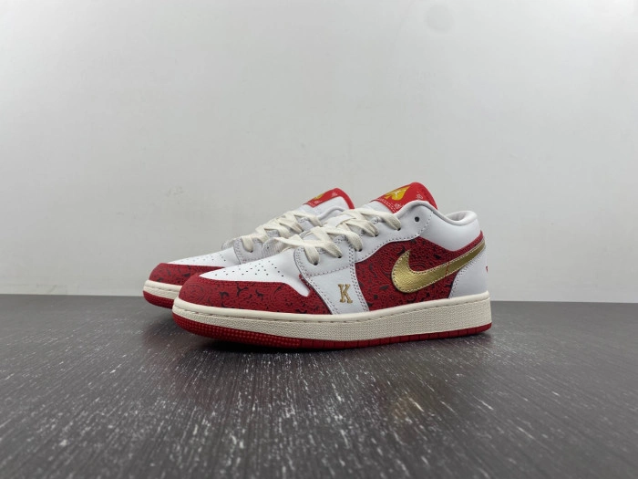 Jordan 1 Low Spades   DJ5186-100