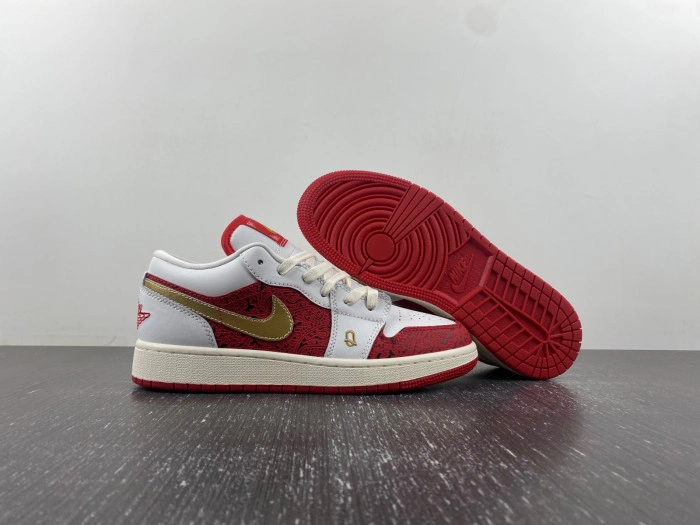 Jordan 1 Low Spades   DJ5186-100