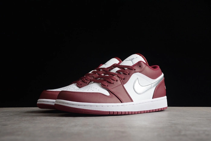 Jordan 1 Low White Bordeaux 553558-615