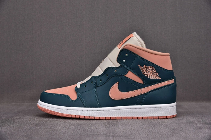 Jordan 1 Mid Dark Teal Green (W)  BQ6472-308