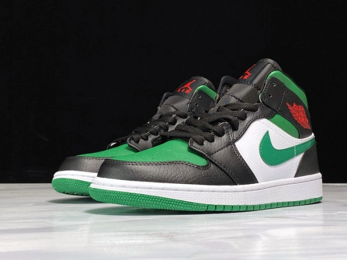 Jordan 1 Mid Green Toe 554724-067