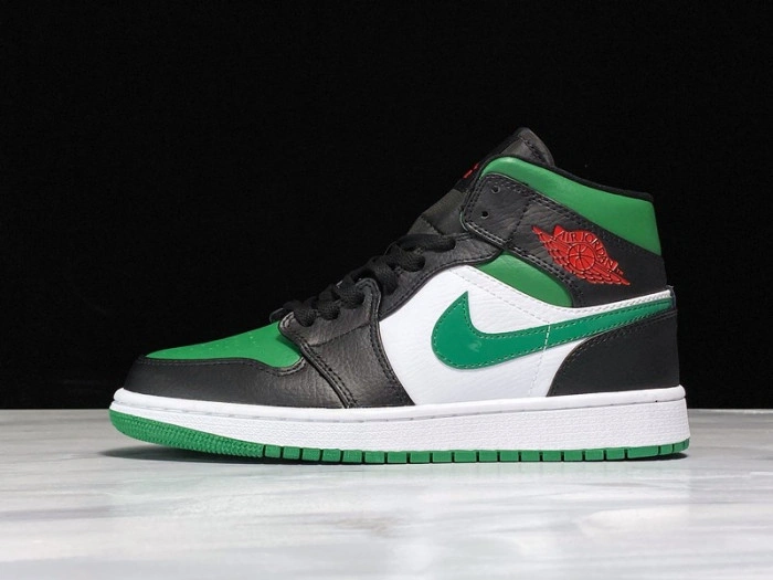 Jordan 1 Mid Green Toe 554724-067