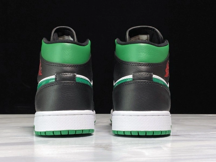 Jordan 1 Mid Green Toe 554724-067