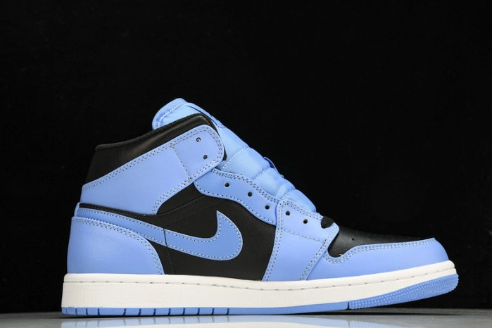 Jordan 1 Mid University Blue Black   DQ8426-401