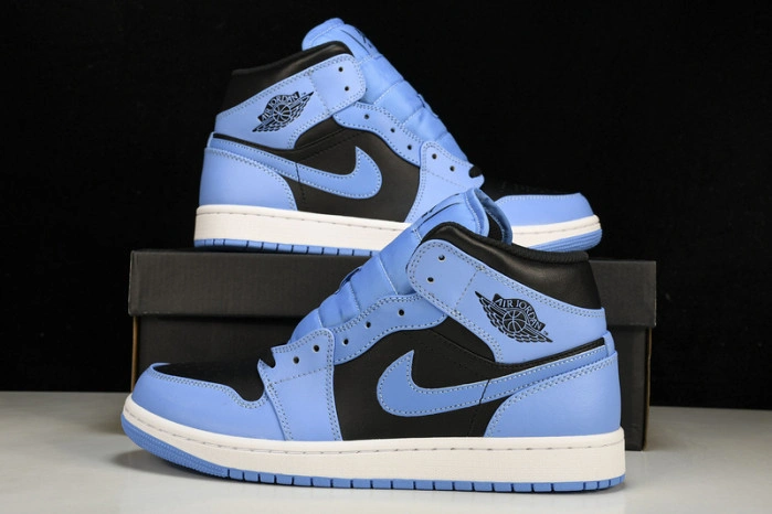 Jordan 1 Mid University Blue Black   DQ8426-401