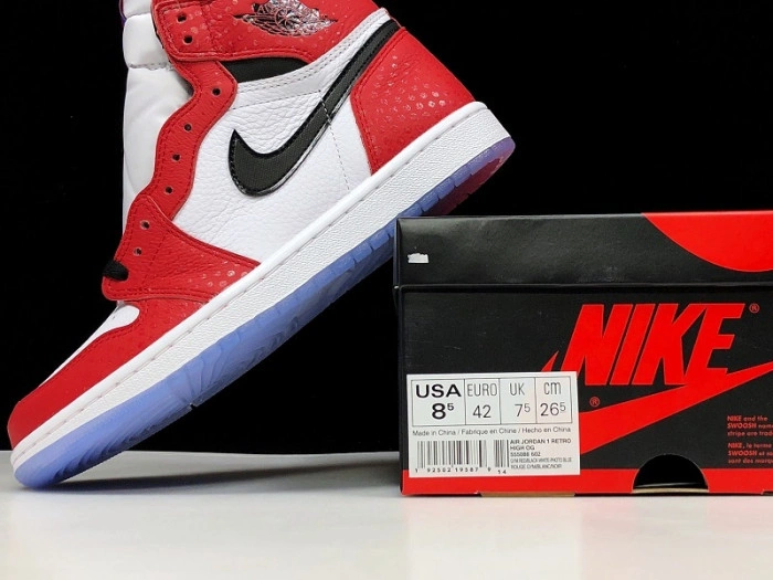Jordan 1 Retro HIGH OG (Toddler) 'Spiderman' - AQ2665-602