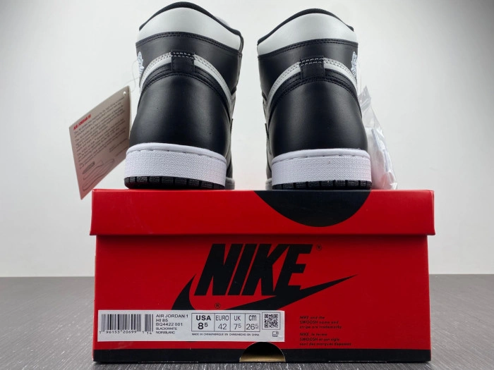 Jordan 1 Retro High 85 Black White (2023) BQ4422-001