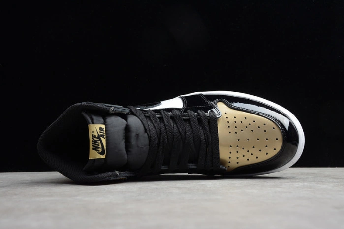 Jordan 1 Retro High NRG Patent Gold Toe  861428-007