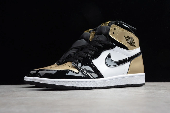 Jordan 1 Retro High NRG Patent Gold Toe  861428-007