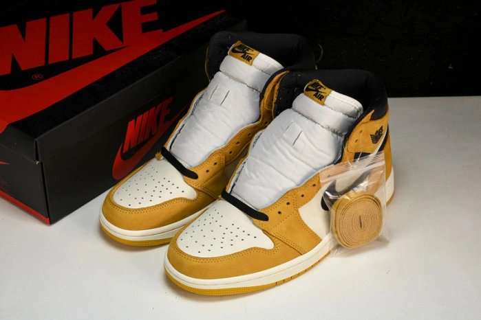Jordan 1 Retro High Yellow Ochre   555088-109