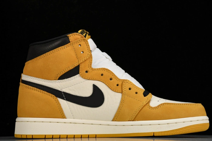 Jordan 1 Retro High Yellow Ochre   555088-109
