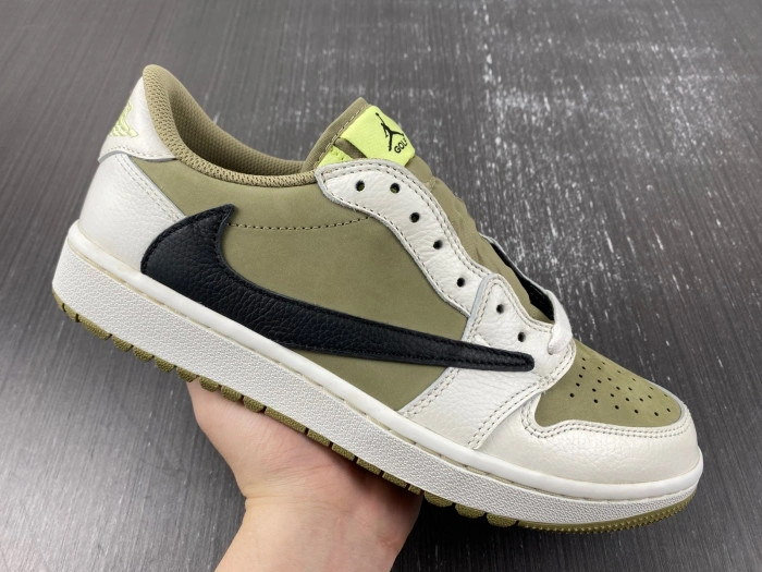Jordan 1 Retro Low Golf Travis Scott Neutral Olive