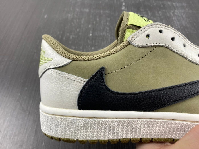 Jordan 1 Retro Low Golf Travis Scott Neutral Olive