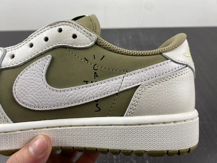 Jordan 1 Retro Low Golf Travis Scott Neutral Olive
