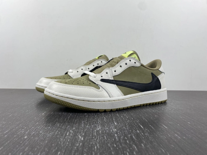 Jordan 1 Retro Low Golf Travis Scott Neutral Olive