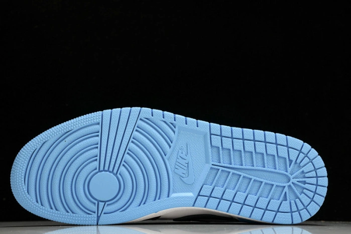Jordan 1 Retro Low OG Black Dark Powder Blue    CZ0790-104