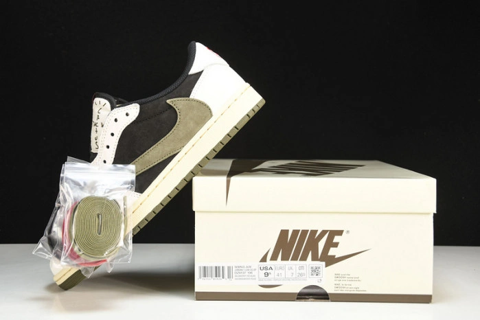 Jordan 1 Retro Low OG SP Travis Scott Olive