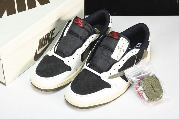 Jordan 1 Retro Low OG SP Travis Scott Olive