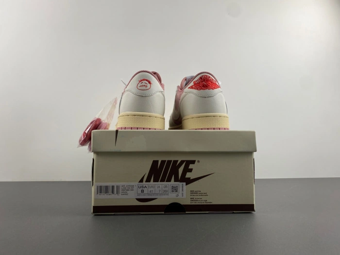 Jordan 1 Retro Low OG SP Travis Scott Pink   DM7866-600