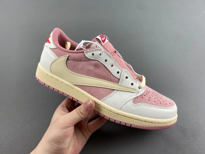 Jordan 1 Retro Low OG SP Travis Scott Pink   DM7866-600