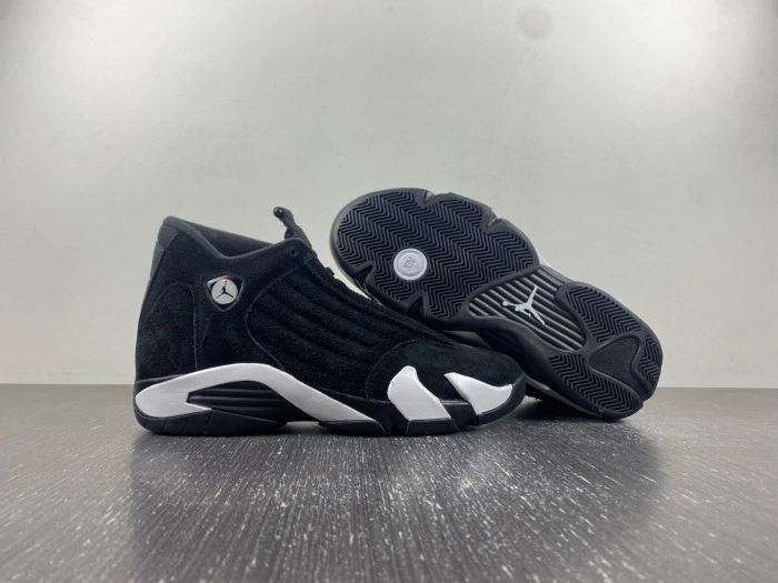 Jordan 14 Retro Black White   487471-016