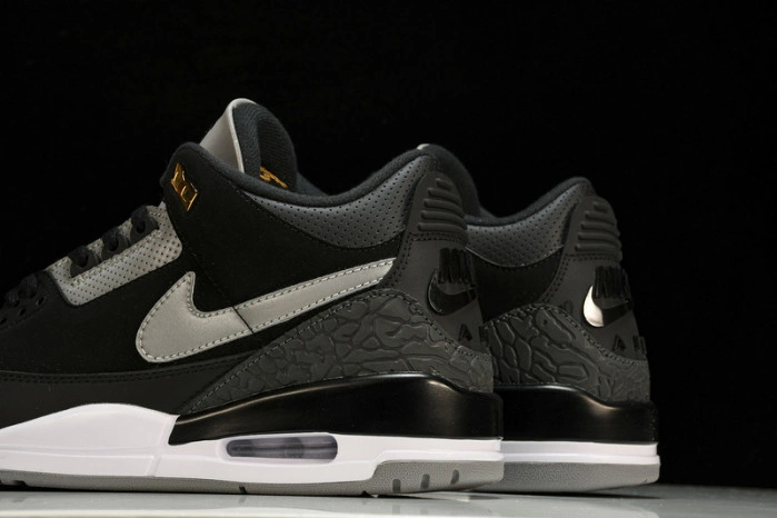 Jordan 3 Retro Tinker Black Cement Gold  CK4348-007