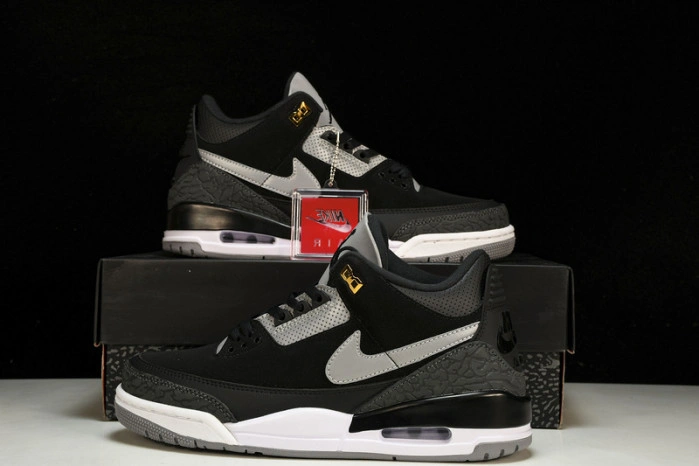 Jordan 3 Retro Tinker Black Cement Gold  CK4348-007