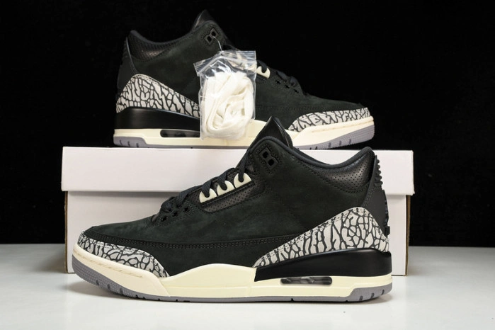 Jordan 3 Retro WMNS “Off Noir”  CK9246-001