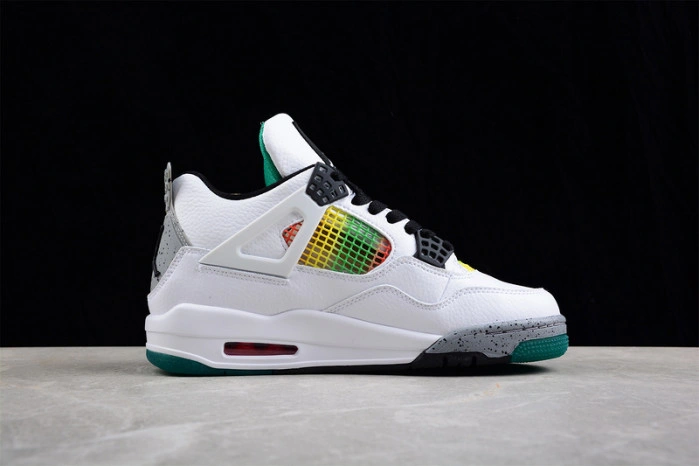 Jordan 4 Retro Lucid Green Rasta AQ9129-100