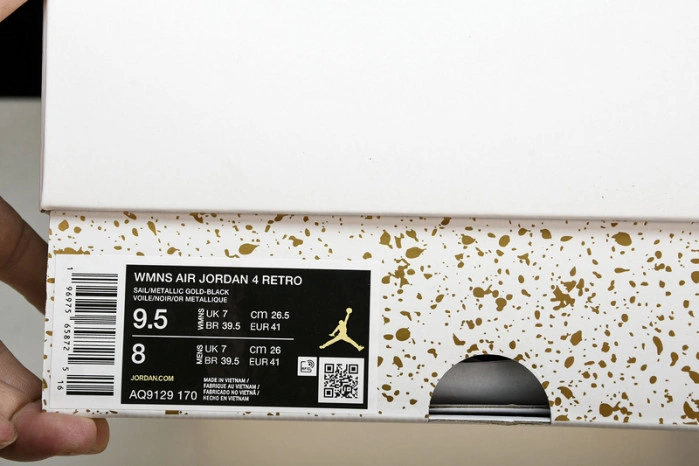 Jordan 4 Retro Metallic Gold AQ9129-170