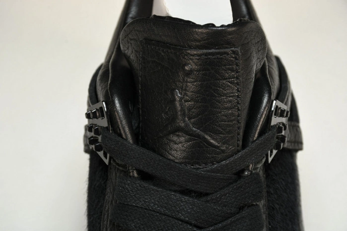Jordan 4 Retro Pony Hair Black  819139-010