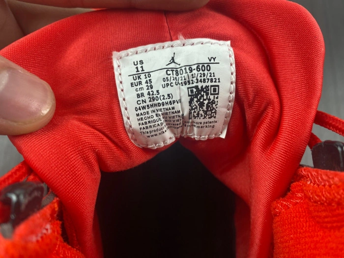 Jordan 9 Retro Chile Red CT8019-600