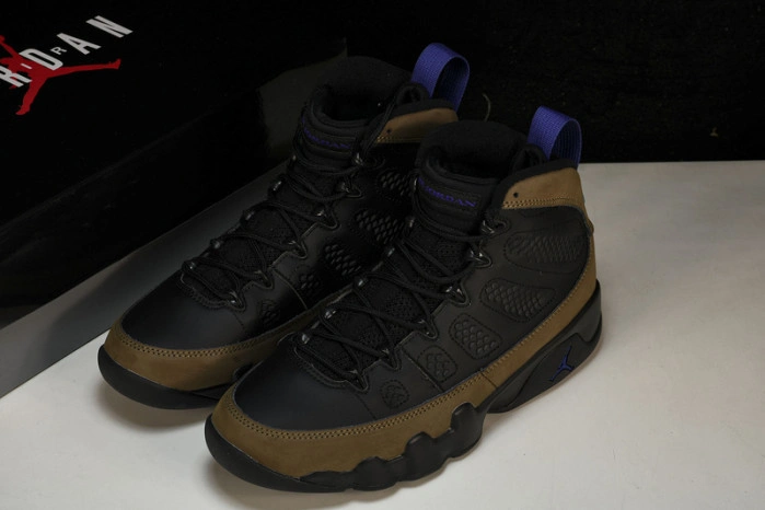 Jordan 9 Retro Light Olive Concord   CT8019-034