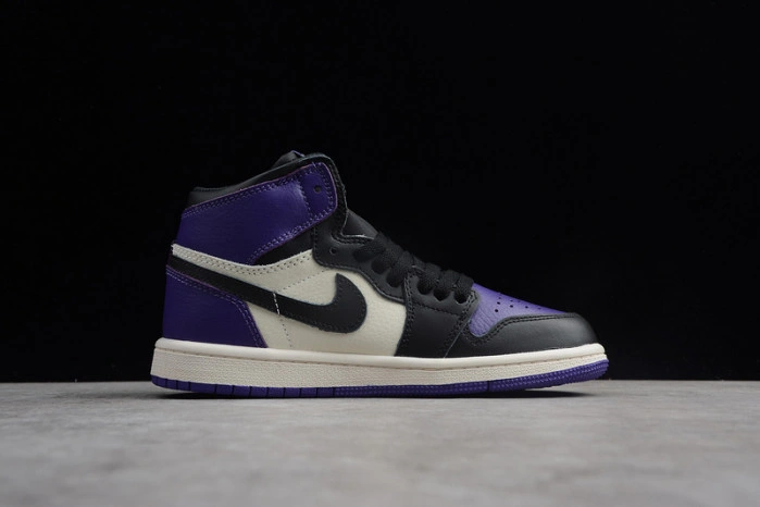 Kids  Air Jordan 1 Retro High OG 'Court Purple' 555088-501
